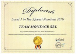 2016 – Locul 1 Top Afaceri