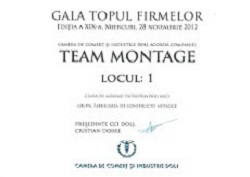 2012 – Locul 1 Constructii metalice